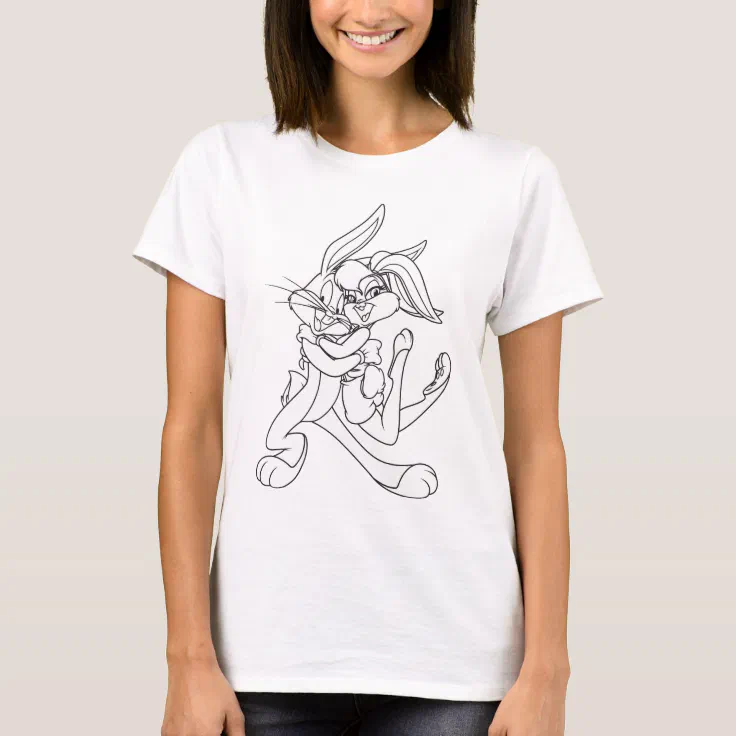 Bugs Bunny BEING WATCHED by Gossamer Cartoon Licensed Adult T-Shirt All Sizes 