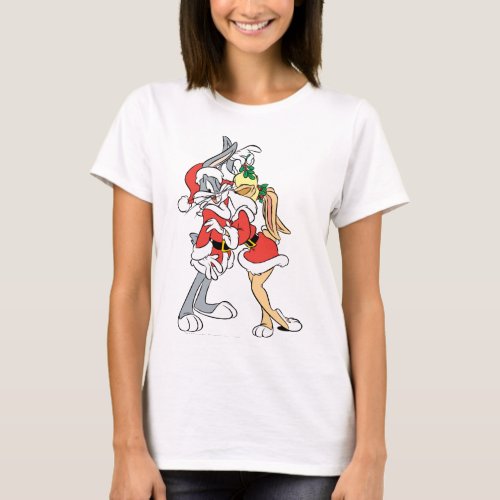 BUGS BUNNY and Lola Mistletoe Kiss T_Shirt