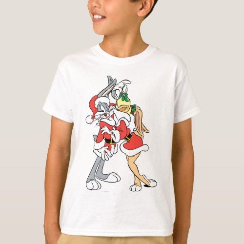 BUGS BUNNY and Lola Mistletoe Kiss T_Shirt