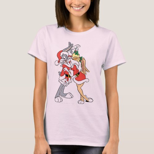 BUGS BUNNY and Lola Mistletoe Kiss T_Shirt