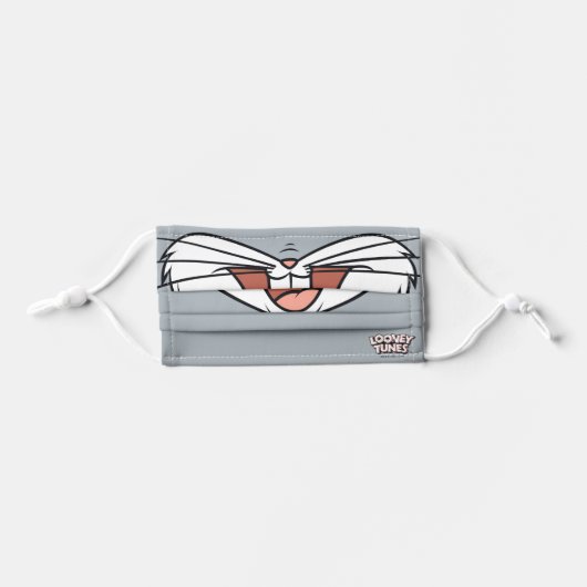 BUGS BUNNY™ Big Mouth Cloth Face Mask (Front, Folded)