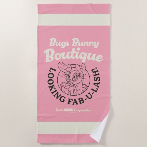 BUGS BUNNY Boutique _ Looking Fab_U_Lash Beach Towel