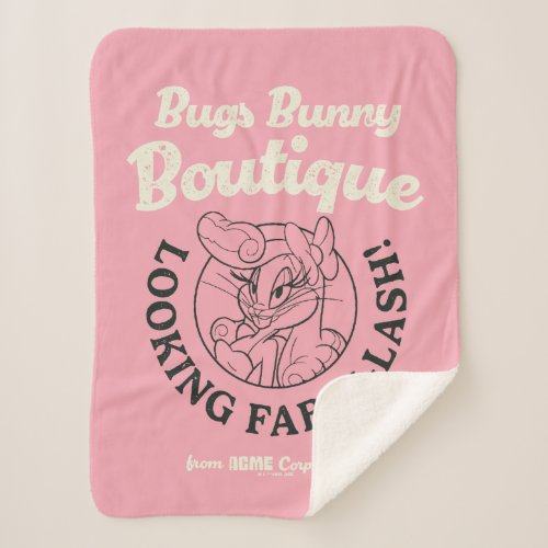 BUGS BUNNY Boutique _ Looking Fab_U_Lash Sherpa Blanket