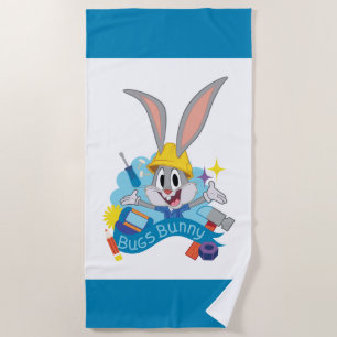 BUGS BUNNY BUILDERS™ BUGS BUNNY™ Character Art Beach Towel