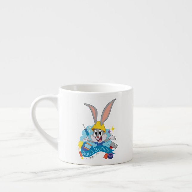 BUGS BUNNY BUILDERS™| BUGS BUNNY™ Character Art Espresso Cup (Left)