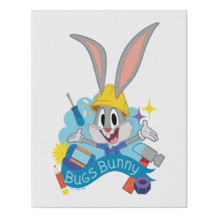 BUGS BUNNY BUILDERS™ BUGS BUNNY™ Character Art Faux Canvas Print