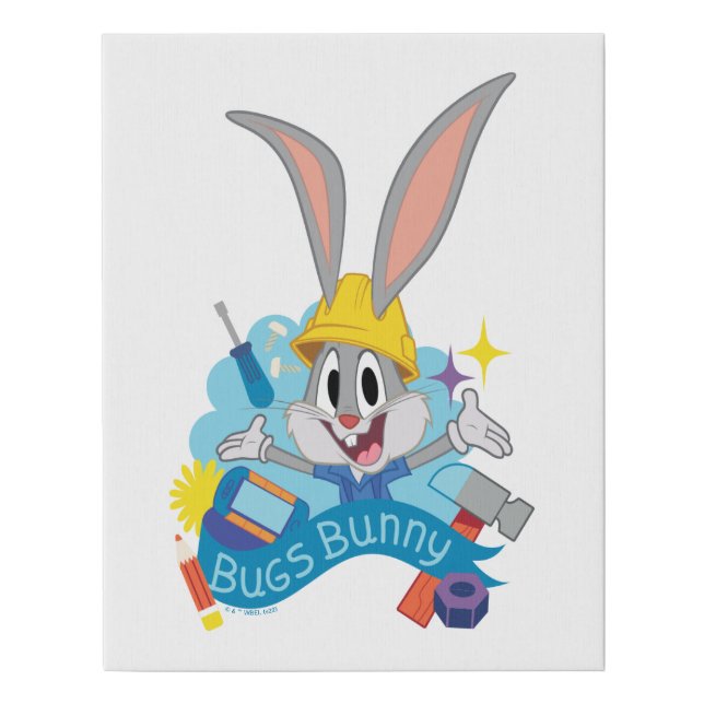 BUGS BUNNY BUILDERS™| BUGS BUNNY™ Character Art Faux Canvas Print (Front)