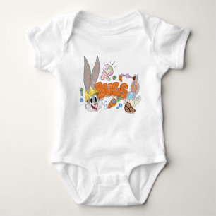 BUGS BUNNY BUILDERS™  BUGS BUNNY™ Sketch Art Baby Bodysuit