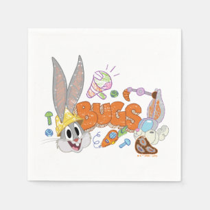 BUGS BUNNY BUILDERS™ BUGS BUNNY™ Sketch Art Napkins