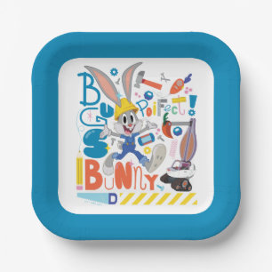BUGS BUNNY BUILDERS™  BUGS BUNNY™ Work Tools Paper Plates