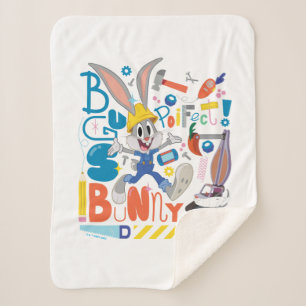 BUGS BUNNY BUILDERS™ BUGS BUNNY™ Work Tools Sherpa Blanket