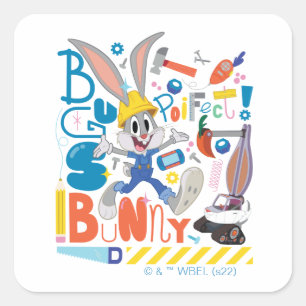 BUGS BUNNY BUILDERS™  BUGS BUNNY™ Work Tools Square Sticker