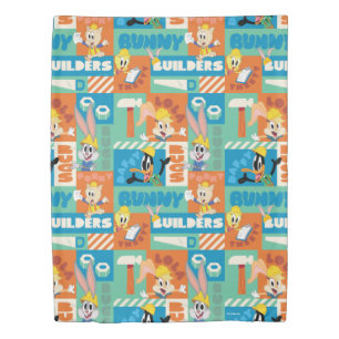 BUGS BUNNY BUILDERS™ Character Grid Pattern Duvet Cover