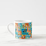 BUGS BUNNY BUILDERS™| Character Grid Pattern Espresso Cup