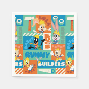 BUGS BUNNY BUILDERS™ Character Grid Pattern Napkins