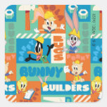 BUGS BUNNY BUILDERS™| Character Grid Pattern Square Sticker