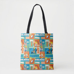 BUGS BUNNY BUILDERS™ Character Grid Pattern Tote Bag