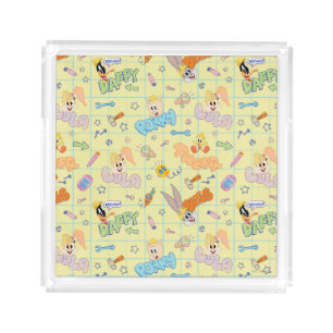 BUGS BUNNY BUILDERS™ Character Sketch Pattern Acrylic Tray