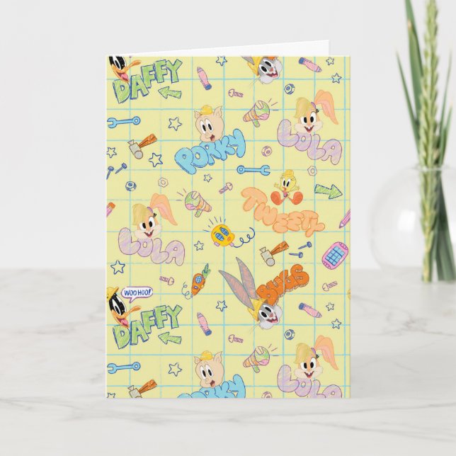 BUGS BUNNY BUILDERS™| Character Sketch Pattern Card (Front)