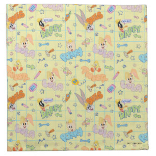 BUGS BUNNY BUILDERS™ Character Sketch Pattern Cloth Napkin