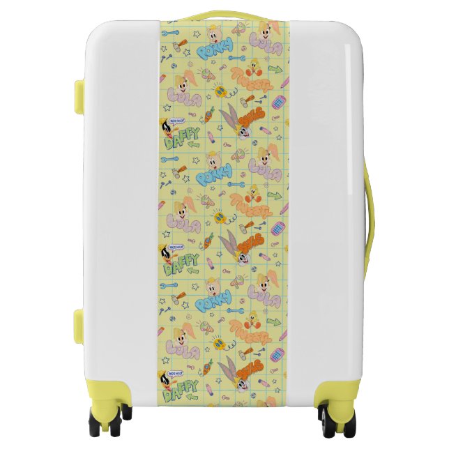 BUGS BUNNY BUILDERS™| Character Sketch Pattern Luggage (Front)
