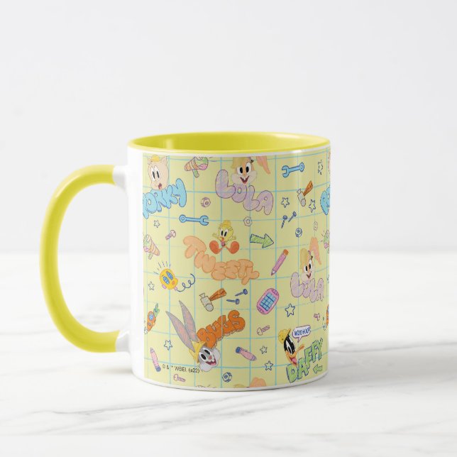 BUGS BUNNY BUILDERS™| Character Sketch Pattern Mug (Left)