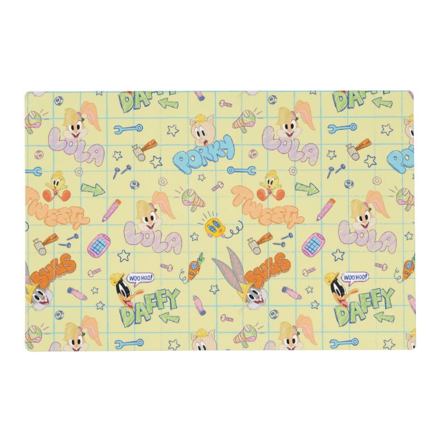 BUGS BUNNY BUILDERS™| Character Sketch Pattern Placemat (Front)