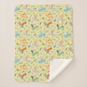 BUGS BUNNY BUILDERS™ Character Sketch Pattern Sherpa Blanket