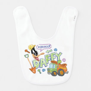 BUGS BUNNY BUILDERS™ DAFFY DUCK™ Sketch Art Baby Bib