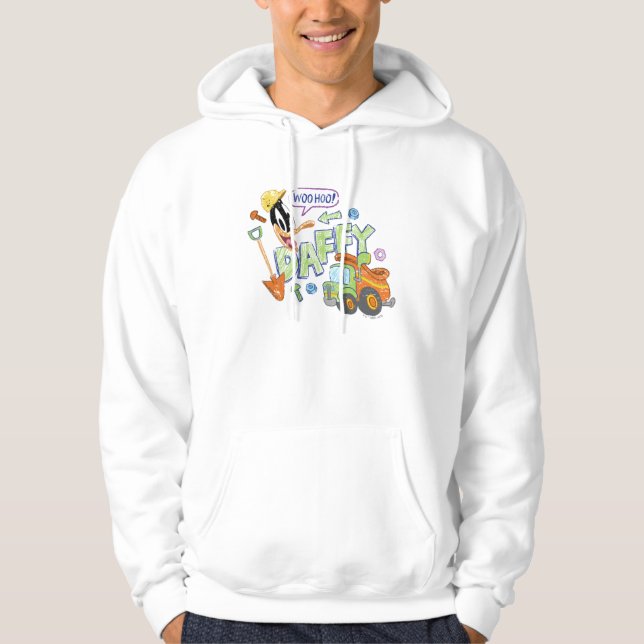 BUGS BUNNY BUILDERS™| DAFFY DUCK™ Sketch Art Hoodie (Front)
