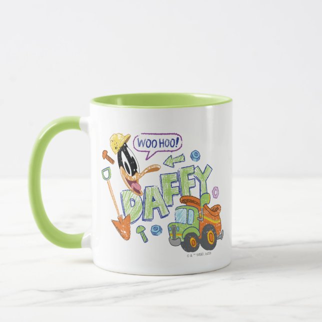 BUGS BUNNY BUILDERS™| DAFFY DUCK™ Sketch Art Mug (Left)