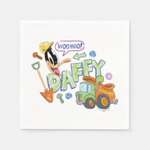BUGS BUNNY BUILDERS™  DAFFY DUCK™ Sketch Art Napkins