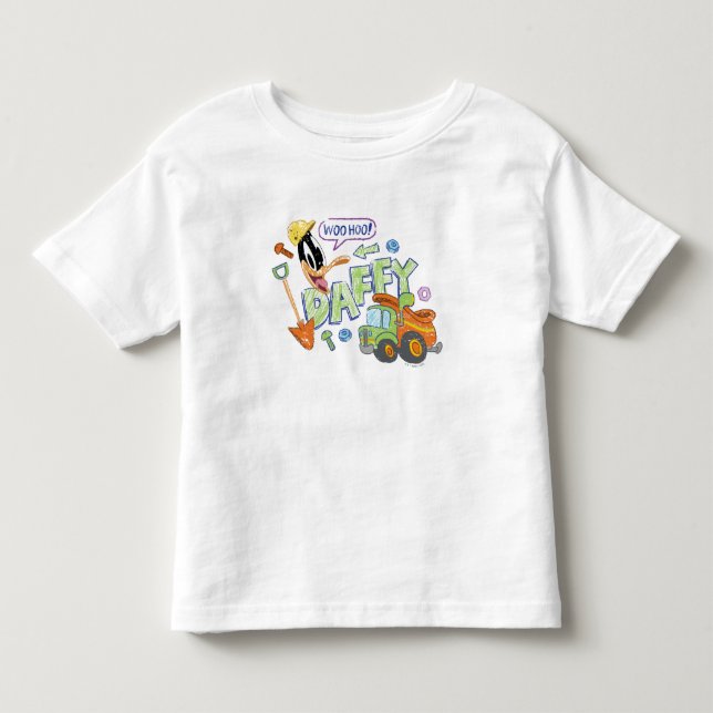 BUGS BUNNY BUILDERS™| DAFFY DUCK™ Sketch Art Toddler T-shirt (Front)