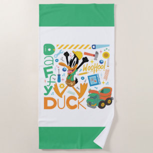 BUGS BUNNY BUILDERS™ DAFFY DUCK™ Work Tools Beach Towel