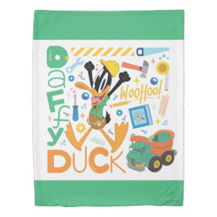 BUGS BUNNY BUILDERS™ DAFFY DUCK™ Work Tools Duvet Cover