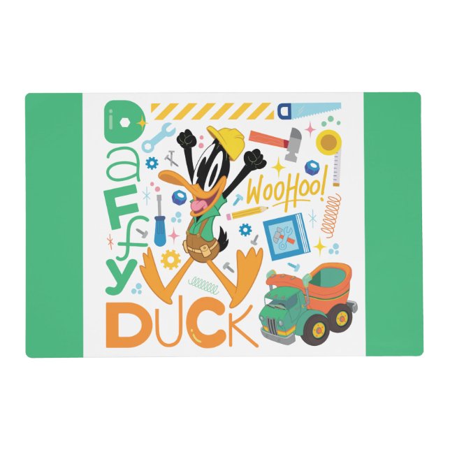 BUGS BUNNY BUILDERS™| DAFFY DUCK™ Work Tools Placemat (Front)