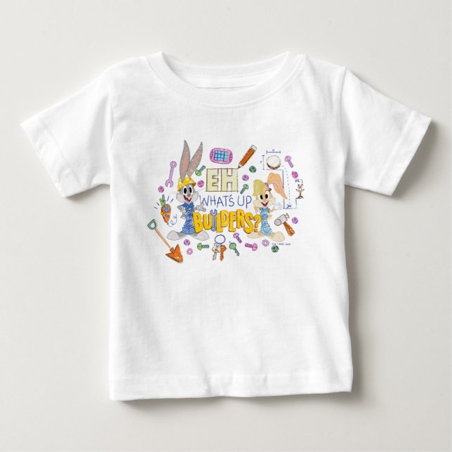 BUGS BUNNY BUILDERS™| Eh, What's Up Builders? Baby T-Shirt (Front)