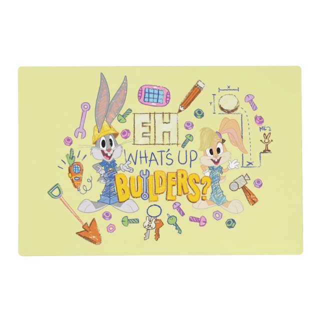 BUGS BUNNY BUILDERS™| Eh, What's Up Builders? Placemat (Front)