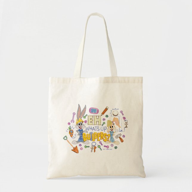BUGS BUNNY BUILDERS™| Eh, What's Up Builders? Tote Bag (Front)