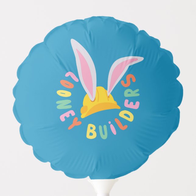 BUGS BUNNY BUILDERS™| Hard Hat Circle Logo Balloon (Front)