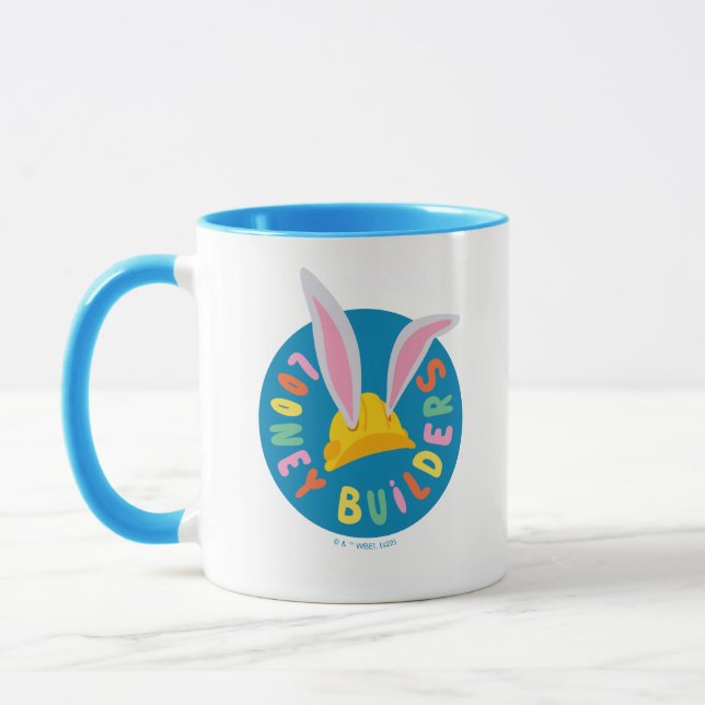BUGS BUNNY BUILDERS™| Hard Hat Circle Logo Mug (Left)