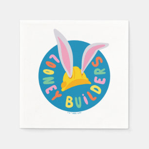 BUGS BUNNY BUILDERS™ Hard Hat Circle Logo Napkins