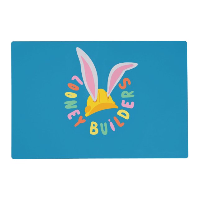 BUGS BUNNY BUILDERS™| Hard Hat Circle Logo Placemat (Front)