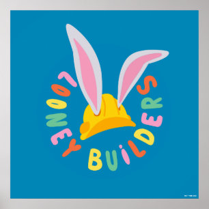 BUGS BUNNY BUILDERS™ Hard Hat Circle Logo Poster