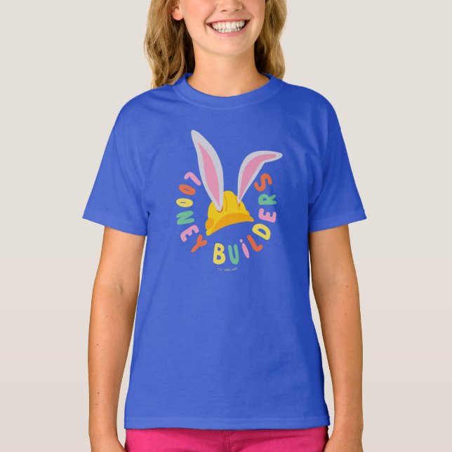 BUGS BUNNY BUILDERS™| Hard Hat Circle Logo T-Shirt (Front)