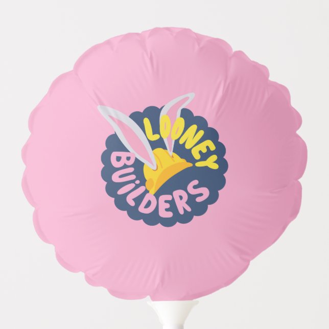 BUGS BUNNY BUILDERS™| Hard Hat Scalloped Logo Balloon (Front)
