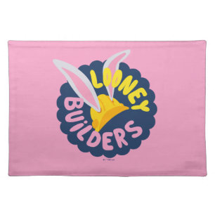BUGS BUNNY BUILDERS™ Hard Hat Scalloped Logo Cloth Placemat