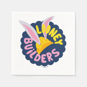 BUGS BUNNY BUILDERS™ Hard Hat Scalloped Logo Napkins