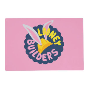 BUGS BUNNY BUILDERS™ Hard Hat Scalloped Logo Placemat