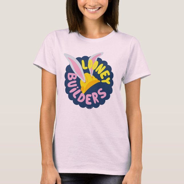 BUGS BUNNY BUILDERS™| Hard Hat Scalloped Logo T-Shirt (Front)